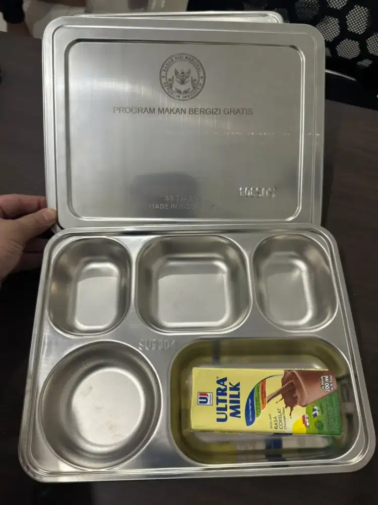 OMPRENG FOODTRAY SS 304 Dim : 6 + 1