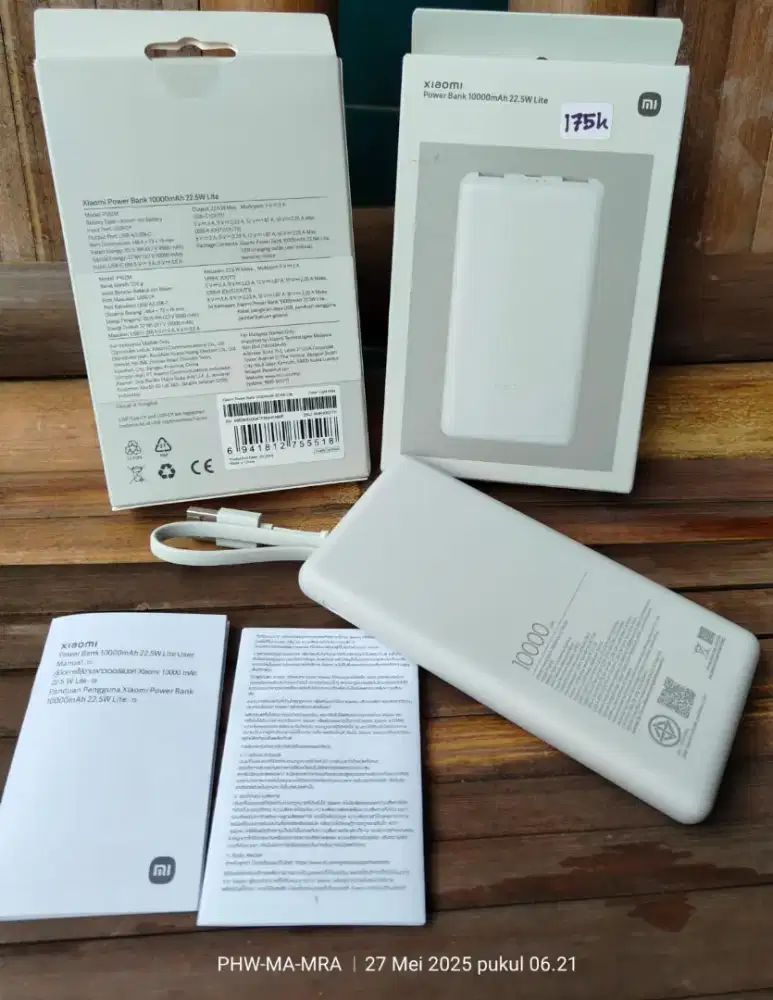 Powerbank Xiaomi 10000mah 22,5watt ( GRATIS ONGKIR )