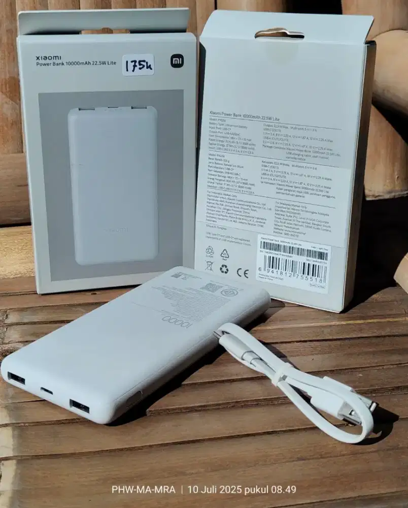 Powerbank Original Xiaomi 10000mah 22,5W ( GRATIS ONGKIR )