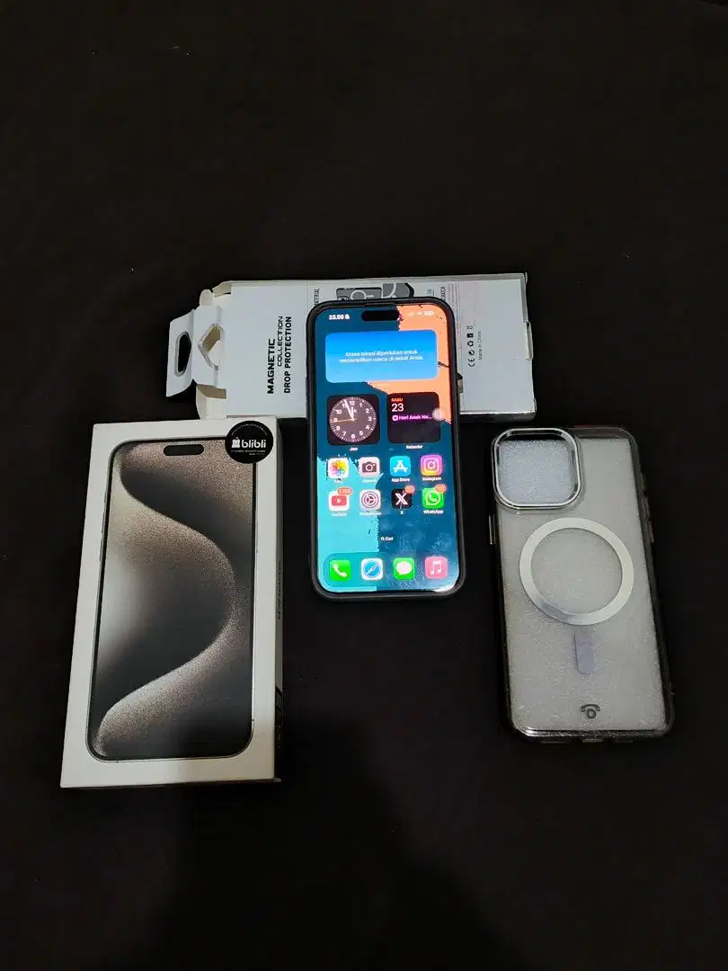 Jual Iphone 15 Pro Max 256GB Warna Natural Titanium