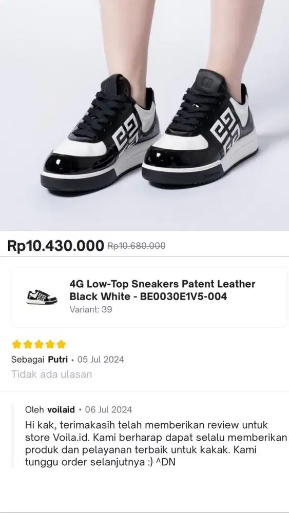 Sepatu givenchy