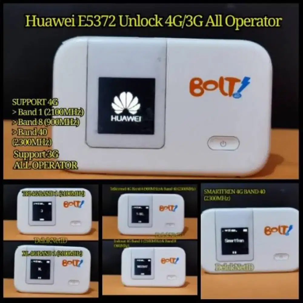 Modem Huawei slim unlock all operator 4G