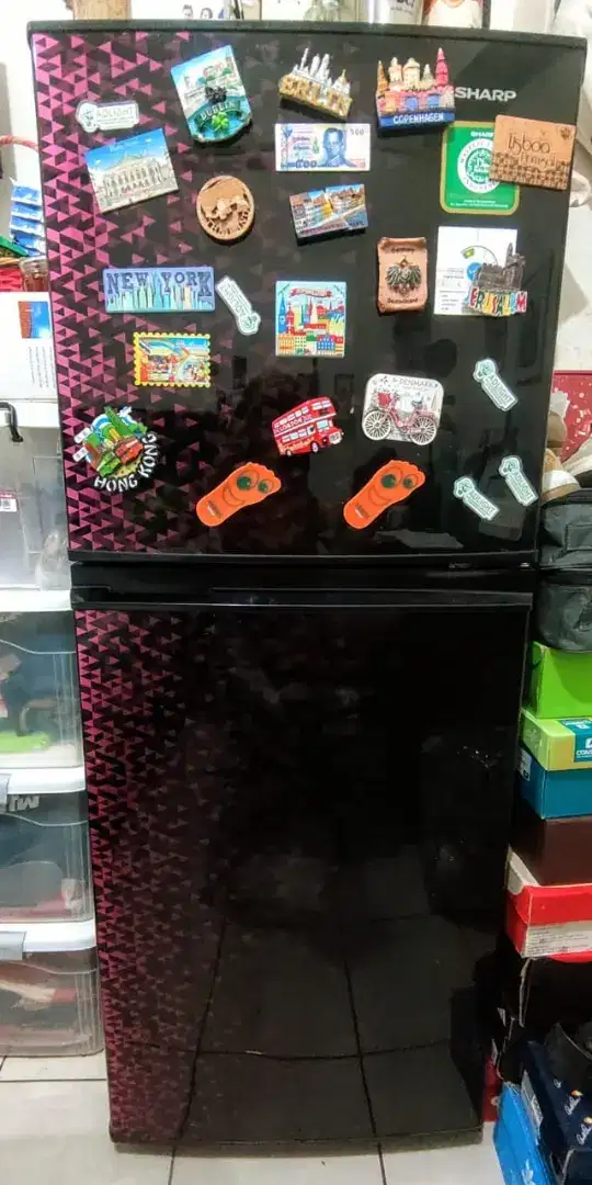 Type Sharp 2 pintu tanpa bunga es