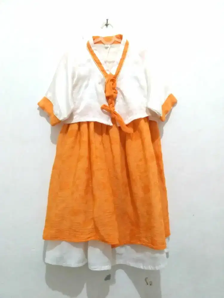 Dress Anak Orange (6)