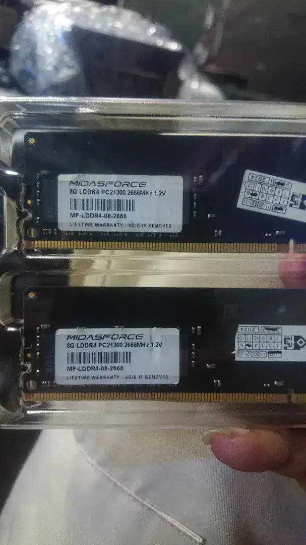 Ram second ddr4 midas, intel dan amd jalan normal