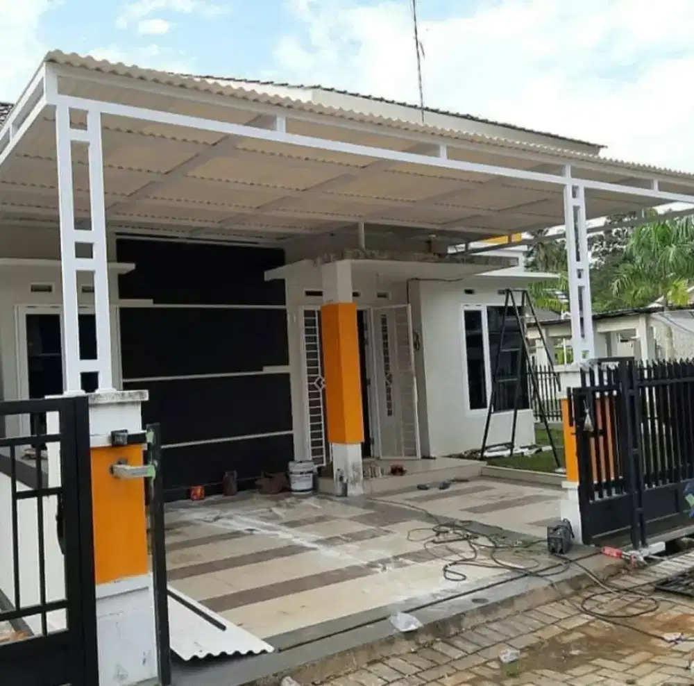 Kanopi baja ringan besi hollow galvanis