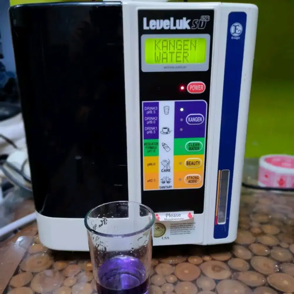 Mesin kangen water Laveluk SD501 second mulus rasa baru 7plat