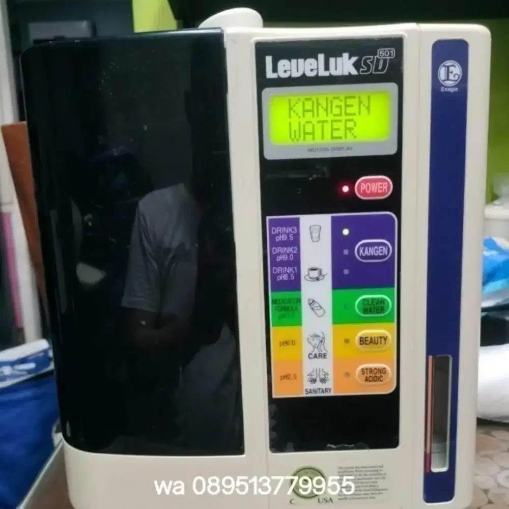 Mesin kangen water Laveluk SD501 second mulus rasa baru 7plat