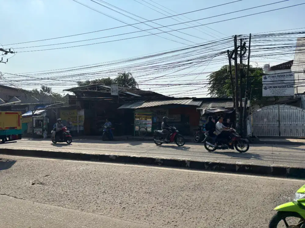 Tanah di poris cipondoh SHM pinggir jalan