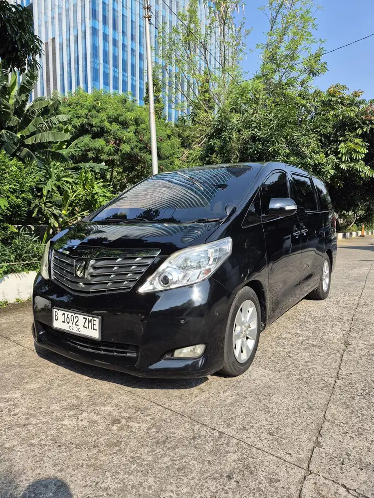 Toyota Alphard G 2010 A/T CBU Japan Version Hitam