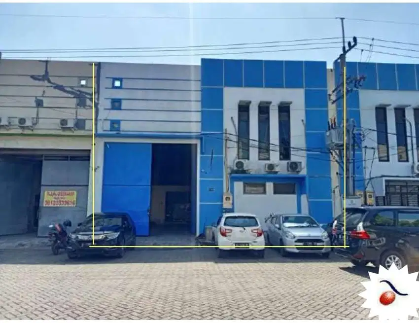Jual gudang barang plus kantor