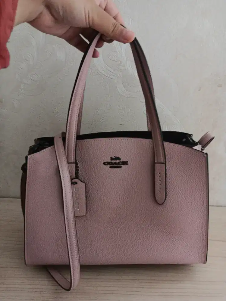 Coach Charlie Carryall Pink