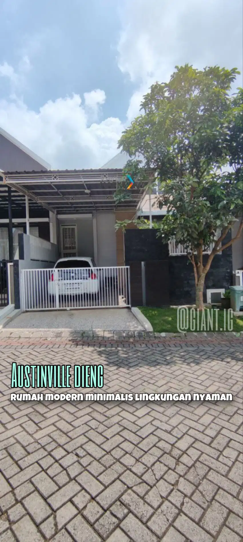 Rumah Modern Minimalis Semi Furnish di Austinville Dieng Malang