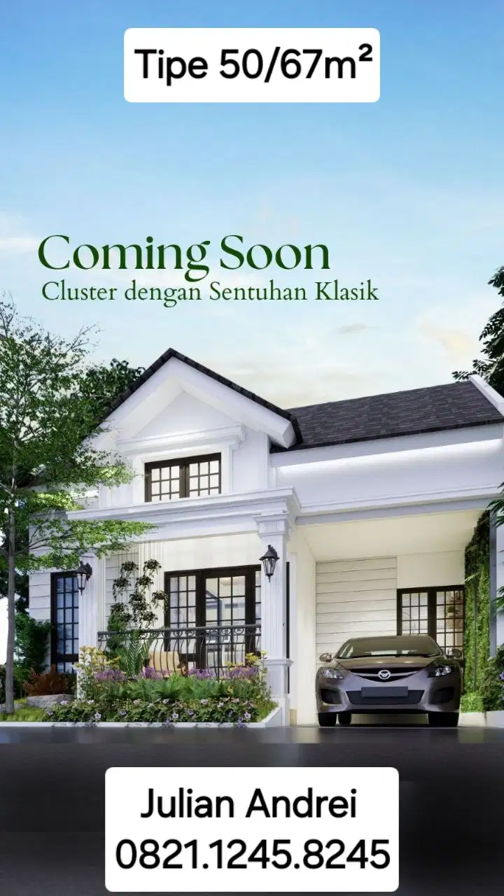 Rumah Cluster Inovasi Terbaru Konsep Garden Yg Menyehatkan & Asri