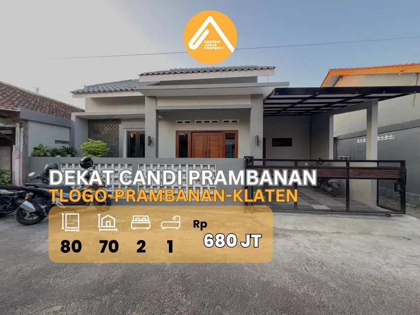 Jual Rumah Dekat Candi Prambanan Kawasan Pemukiman Siap Huni