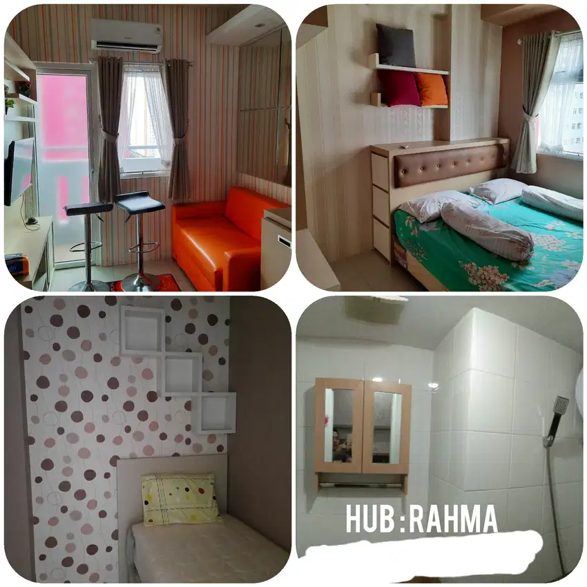 Sewa 1Tahun Murah Tower Bougenvile 2Br Furnish Lt.Rendah Green Pramuka