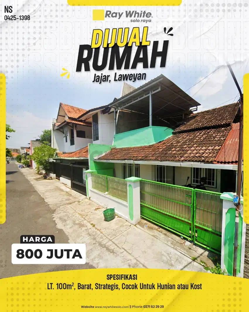 RUMAH SIAP HUNI LAWEYAN SOLO