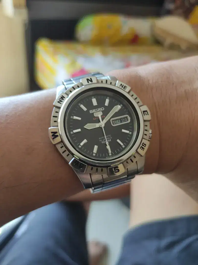JAM TANGAN SEIKO 5 AUTOMATIC ORIGINAL BOX DAN BUKU LENGKAP BAGUS
