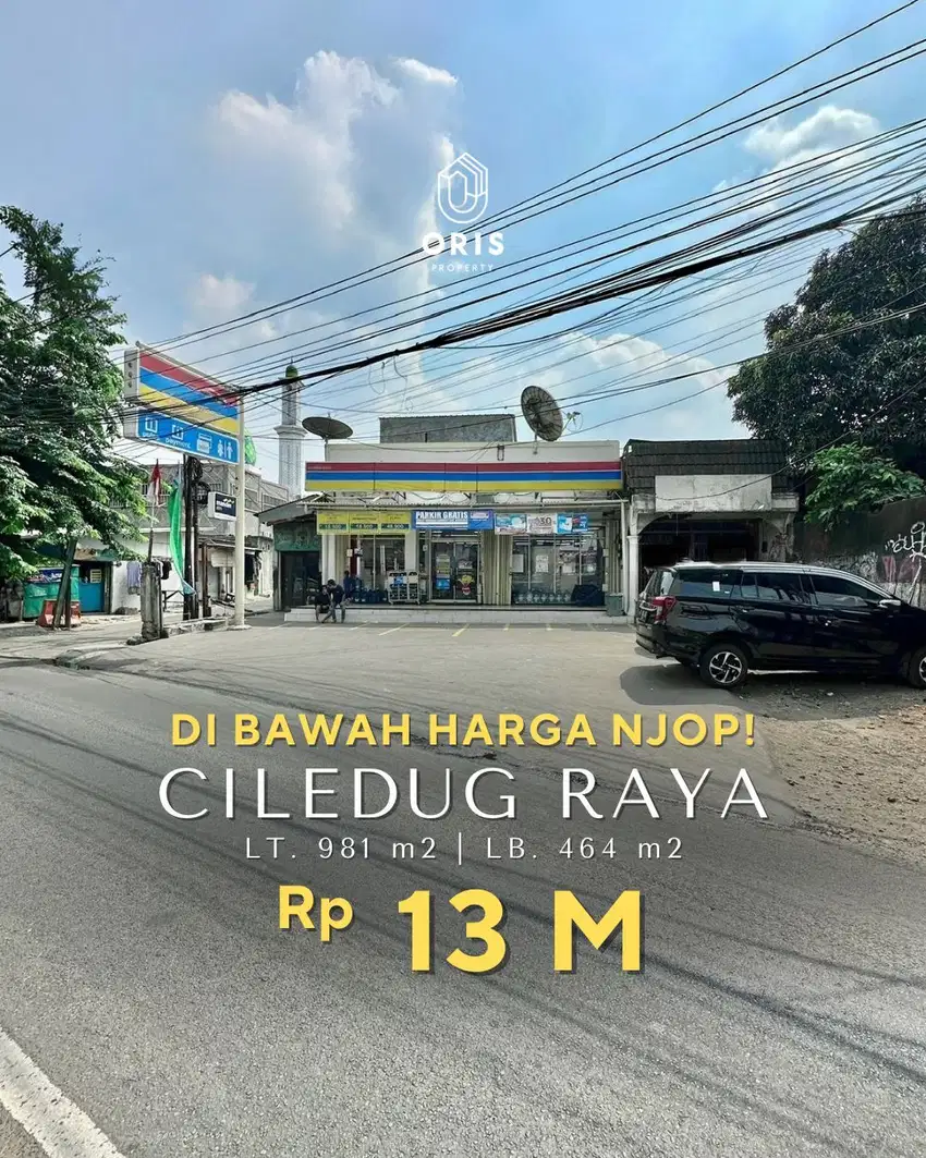 DiBawah Harga NJOP For Sale Bangunan & Lahan Komersil Lokasi Strategis