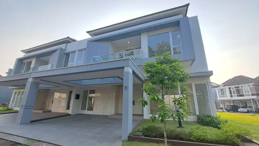 Rumah siap huni minimalis Kamar utama lebar 12 meter Gading Serpong