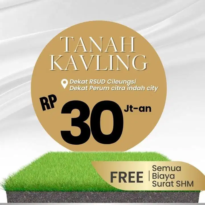 Dijual Cepat Tanah Kavling Siap Bangun di Griya Permata Jonggol Bogor