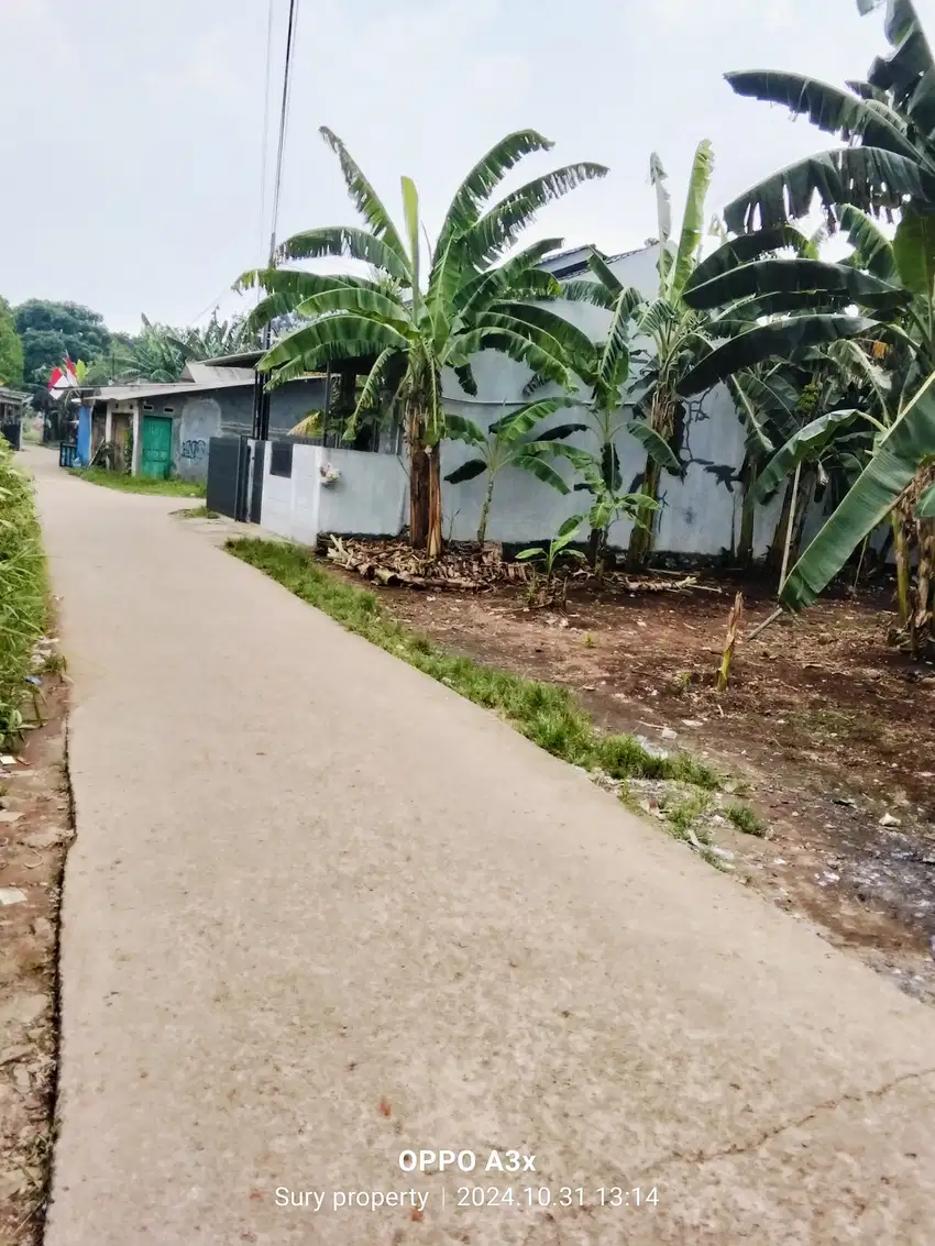 Dijual tanah kosong strategis pinggir jalan desa