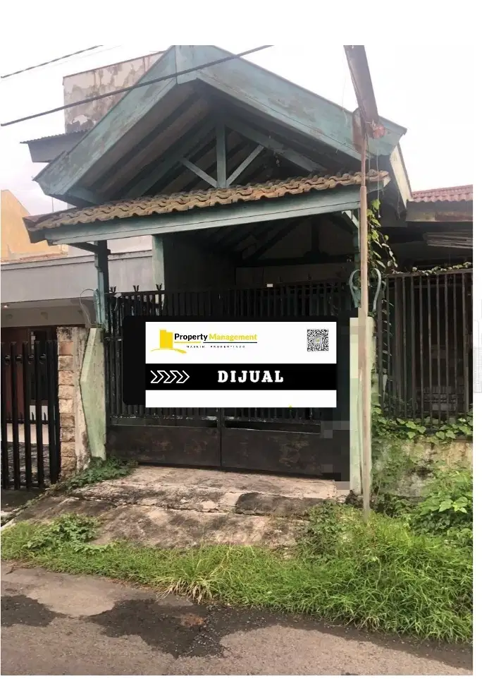 DIJUAL RUMAH HITUNG TANAH DARMO BARU BARAT SUKOMANUNGGAL
