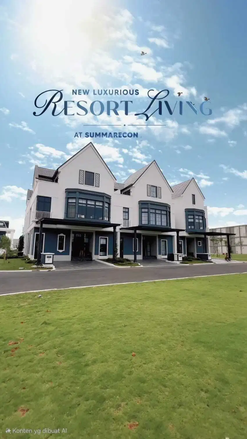 Rumah 2 lantai Cluster Louise at Summarecon Gading Serpong Mewah Keren