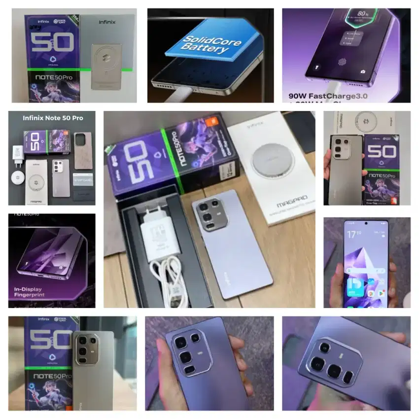 Infinix Note 50 Pro 5G 8/256GB Bisa Kredit Tanpa DP