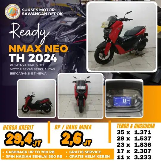 PROMO CASH KREDIT YAMAHA NMAX N MAX NEO TH 2024 MULUS BERGARANSI