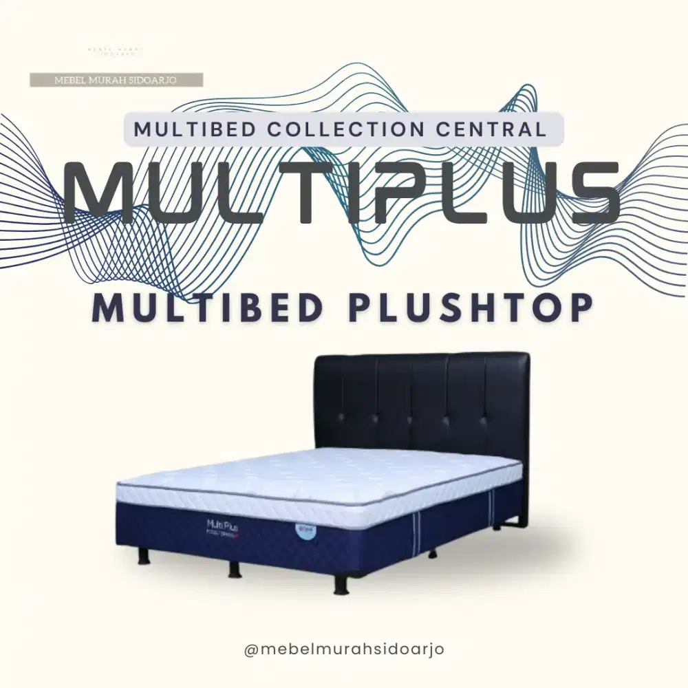 Multibed Plushtop Central Multiplus Kasur Kaki Murah 160x200