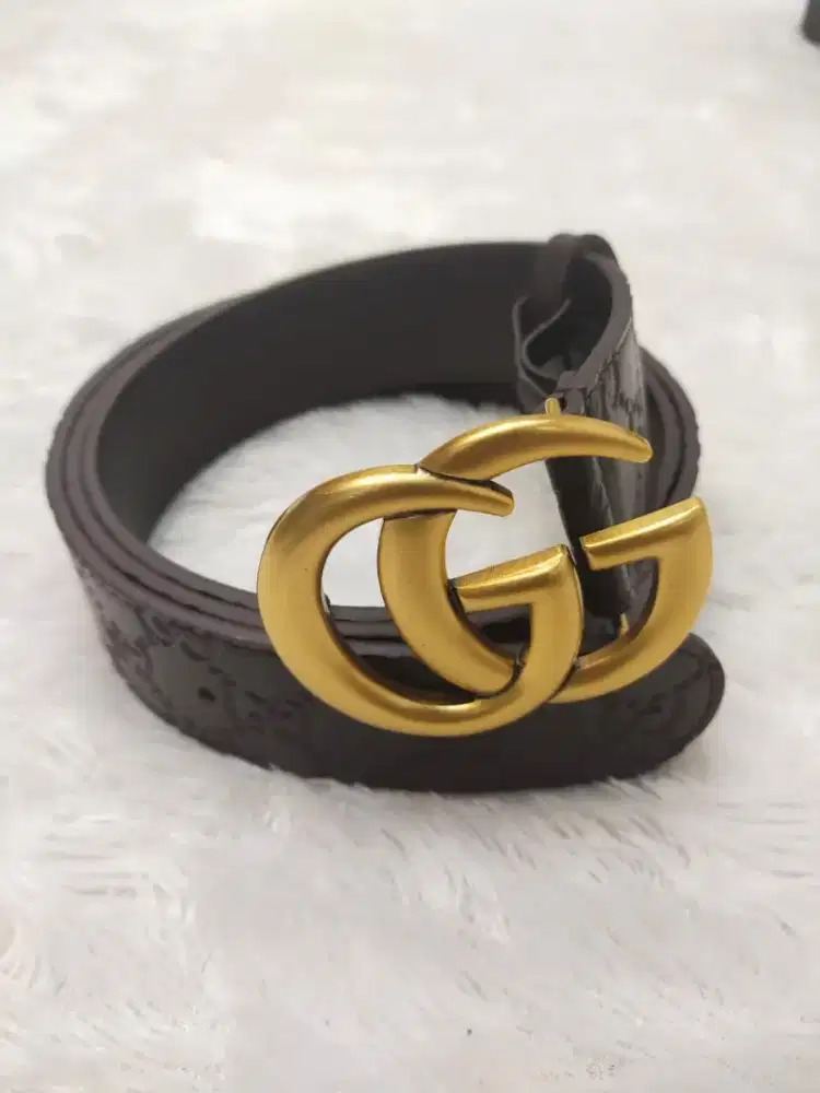 Luxury GUCCI leather belt bagus banget dan paling cakep