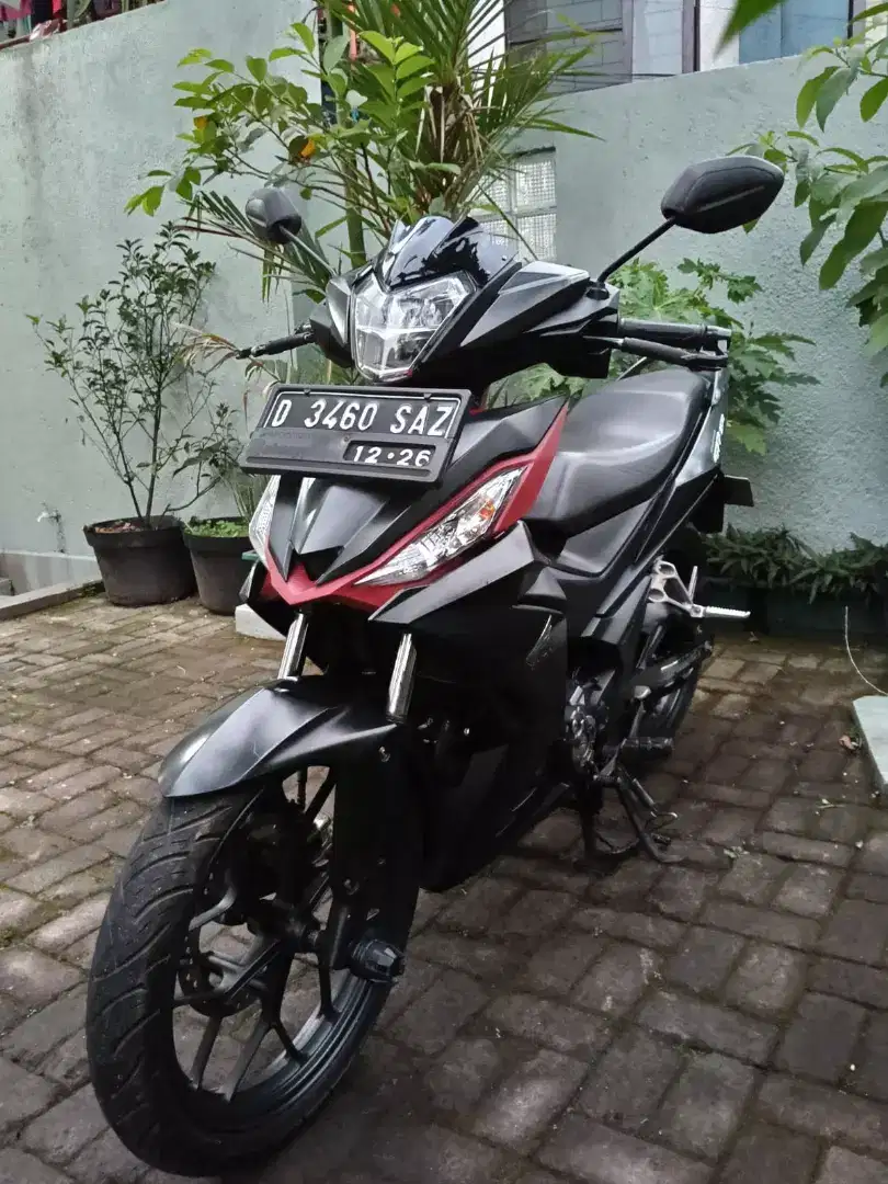 Mulus Siap Pakai ! Honda Supra GTR 150cc Warna Hitam Maroon Tahun 2016