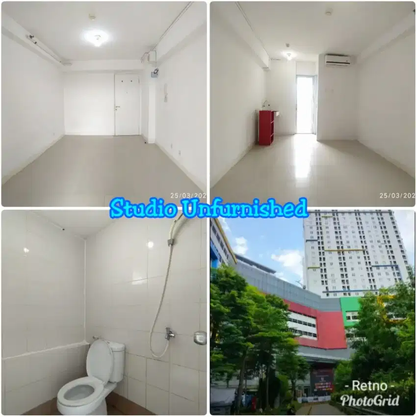 Studio Unfurnished Bassura City|sewa tahunan