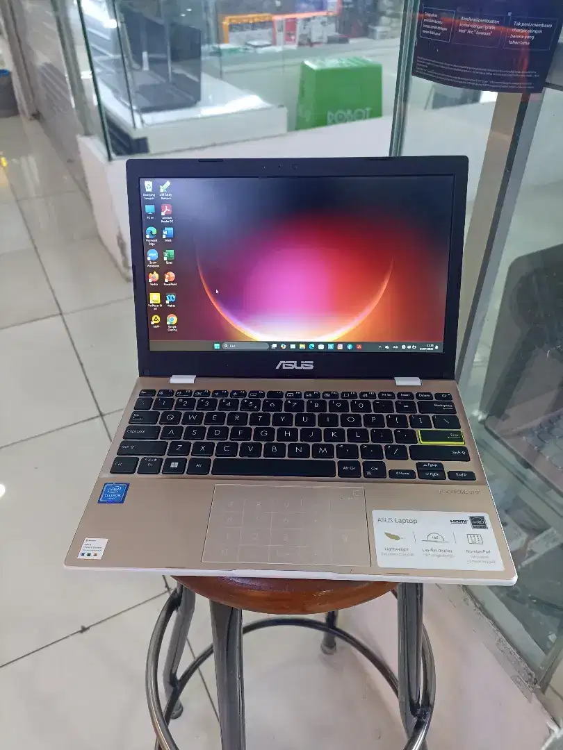 Laptop Asus E210MAO HD4517 N4020 RAM 8GB SSD 512