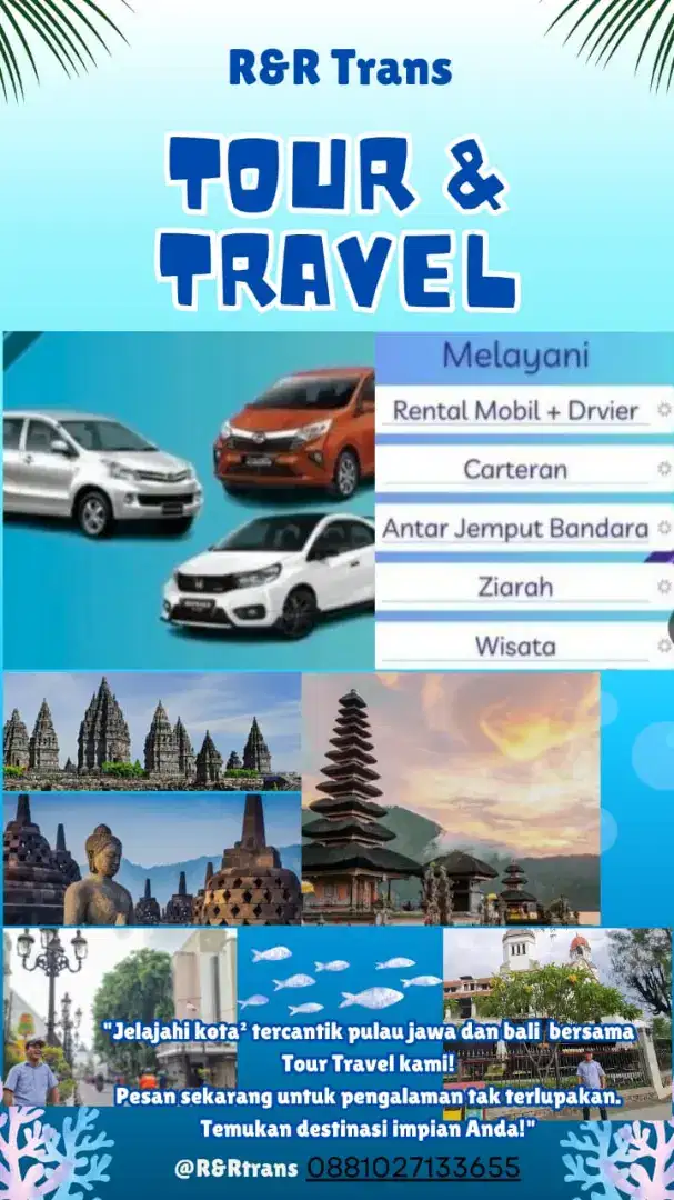Jasa pelayanan trevel dalam kota. Dan luar kota