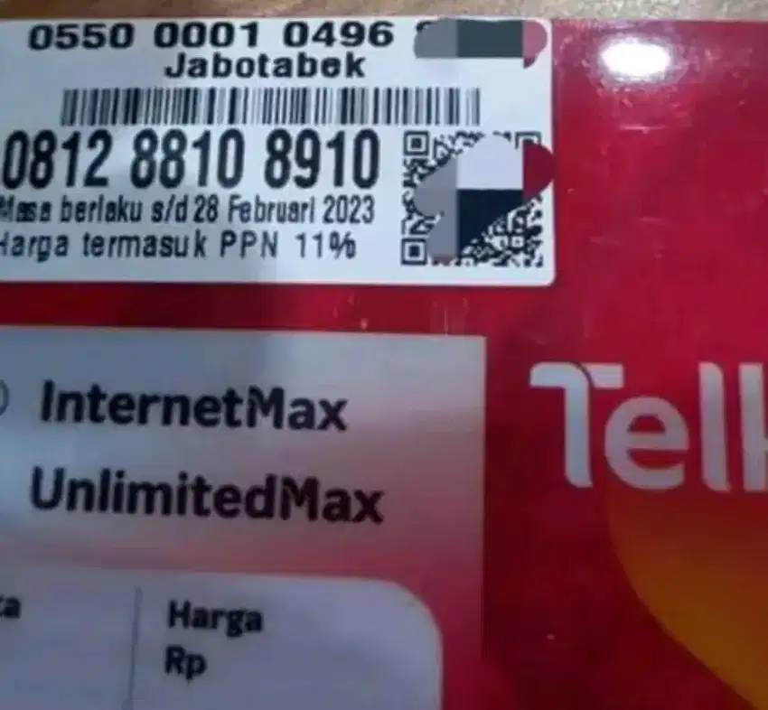 Nomor Cantik Perdana Simpati 8910