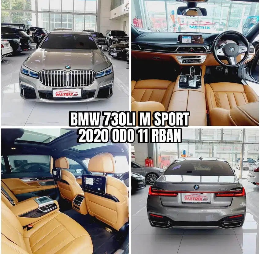 BMW 730Li MSport 2020 Nik19 Platinum Grey Siap Pakai