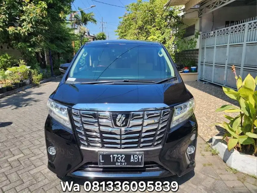 [Km.59rb] NEW ALPHARD 2.5 G ATPM 2017 HITAM MATIC