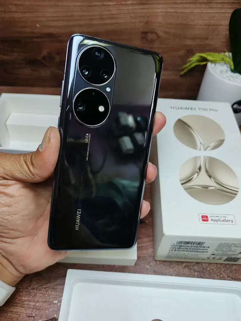 Huawei p50 pro black 8/256 mulus fullset original garansi resmi BS tt