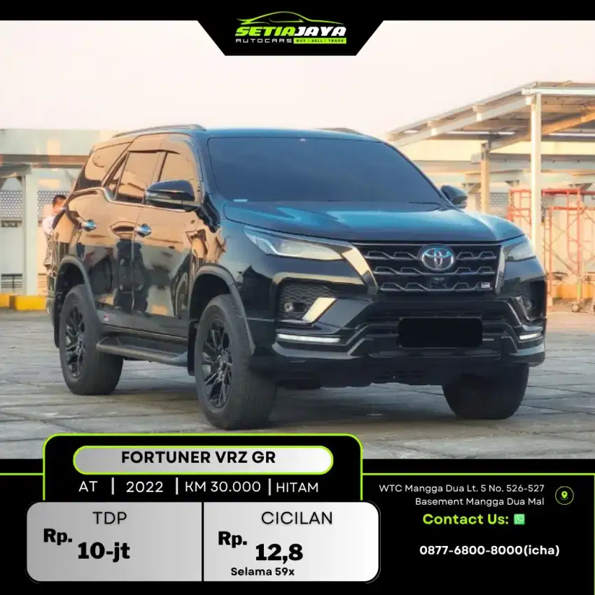 Murah Toyota Fortuner gr sport 4x2 2800cc at 2022