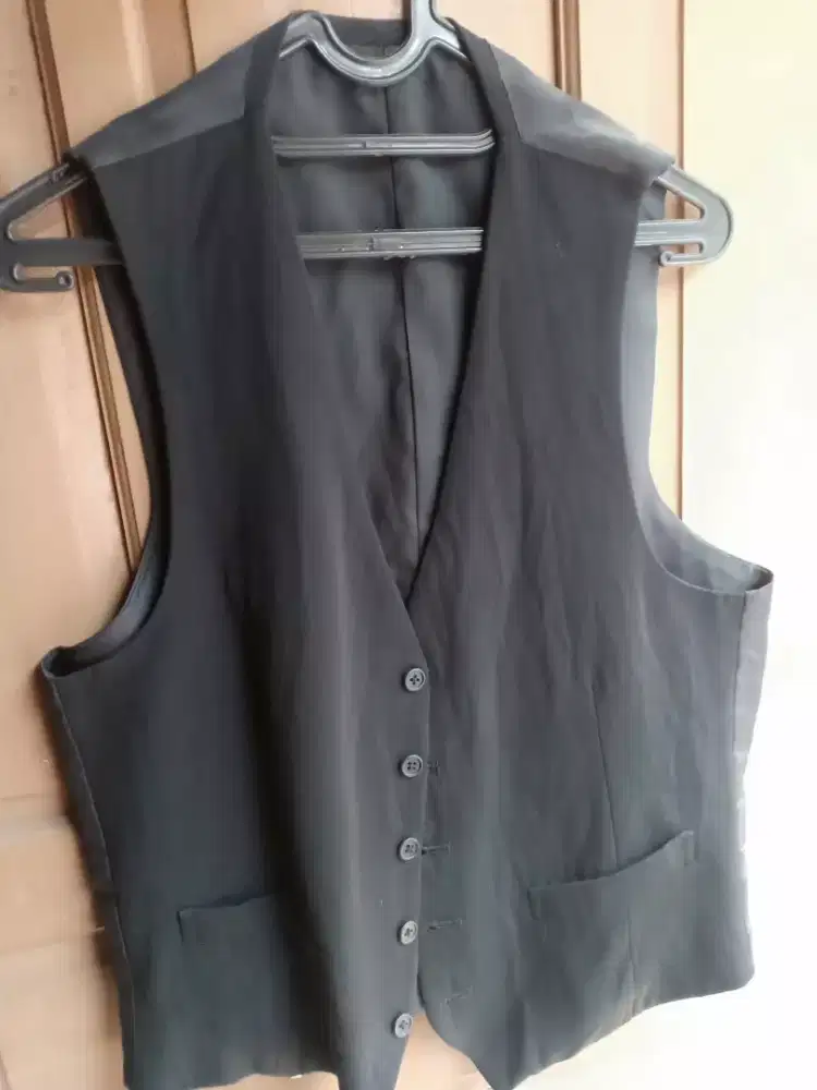 Rompi warna hitam, all size