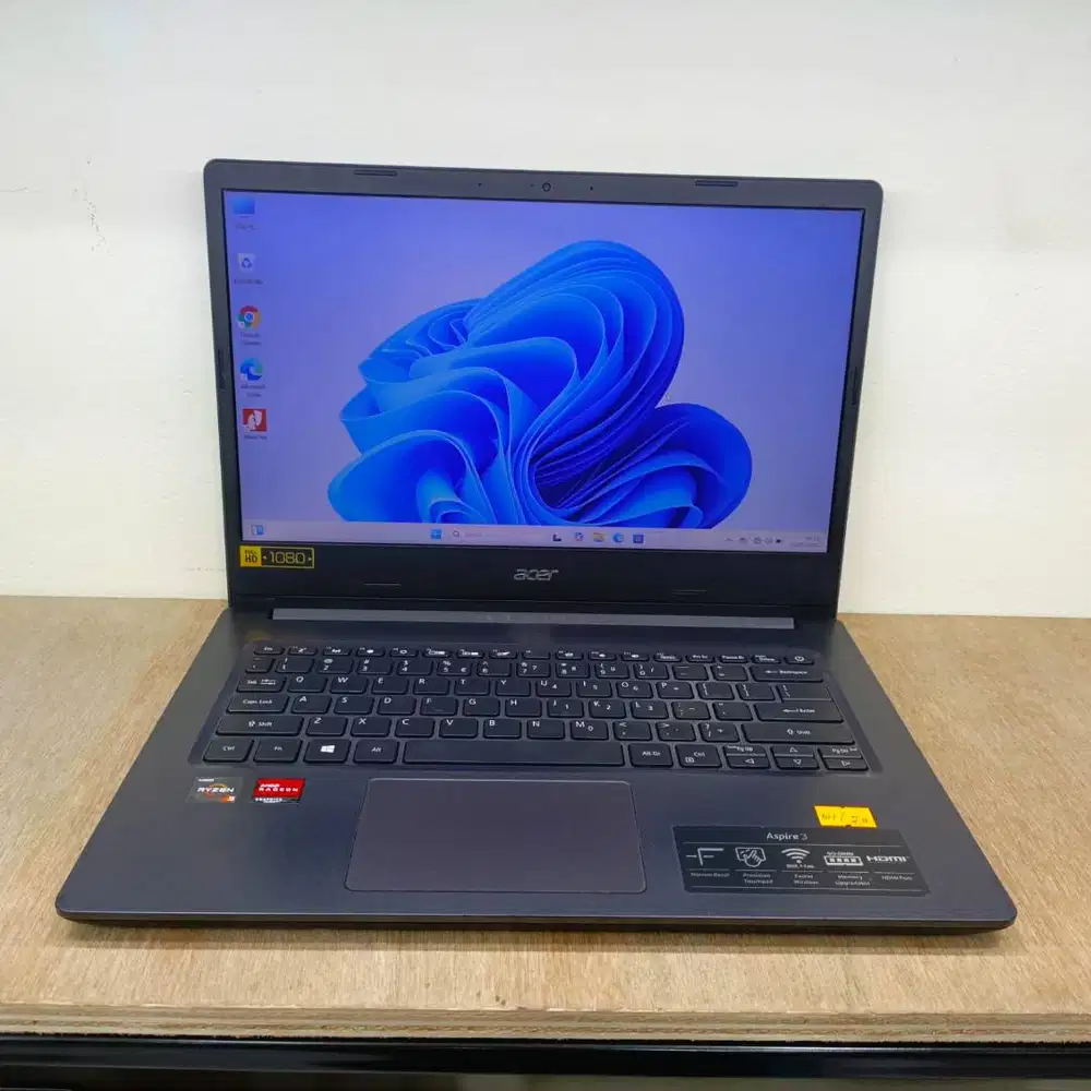 Laptop Acer Aspire 3 A314 Series AMD Ryzen 3 Ram 8gb DDR4 SSD 256gb