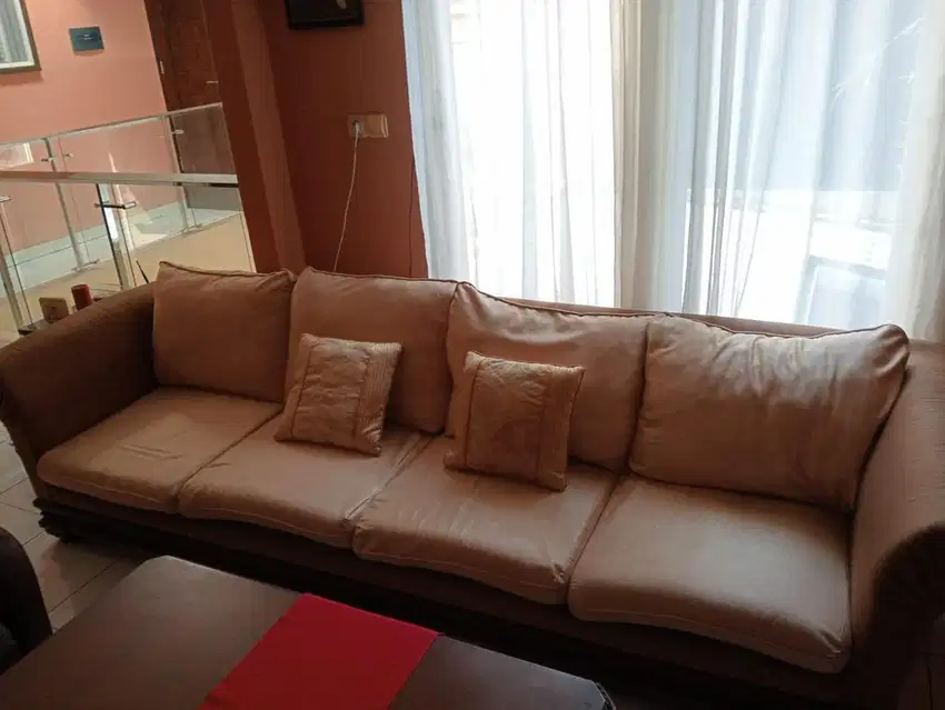 Sofa Kayu 4 Seater