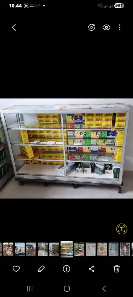 YUK DIBORONG. Etalase + meja kerja murah, kokoh