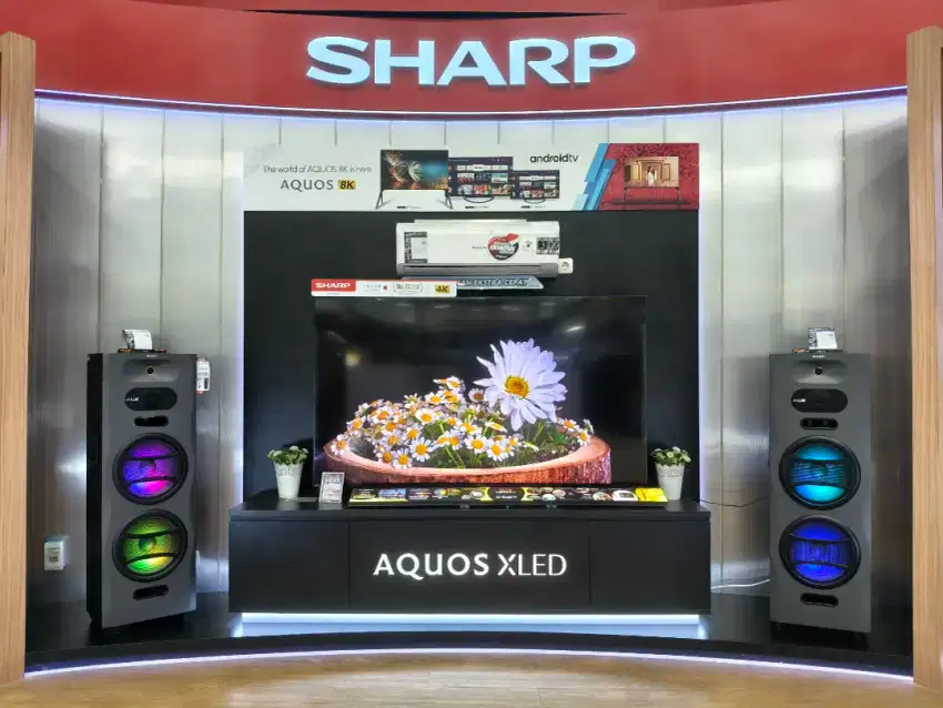 Paket TV sharp lebih hemat dengan Ac Sharp dan Speaker Sharp