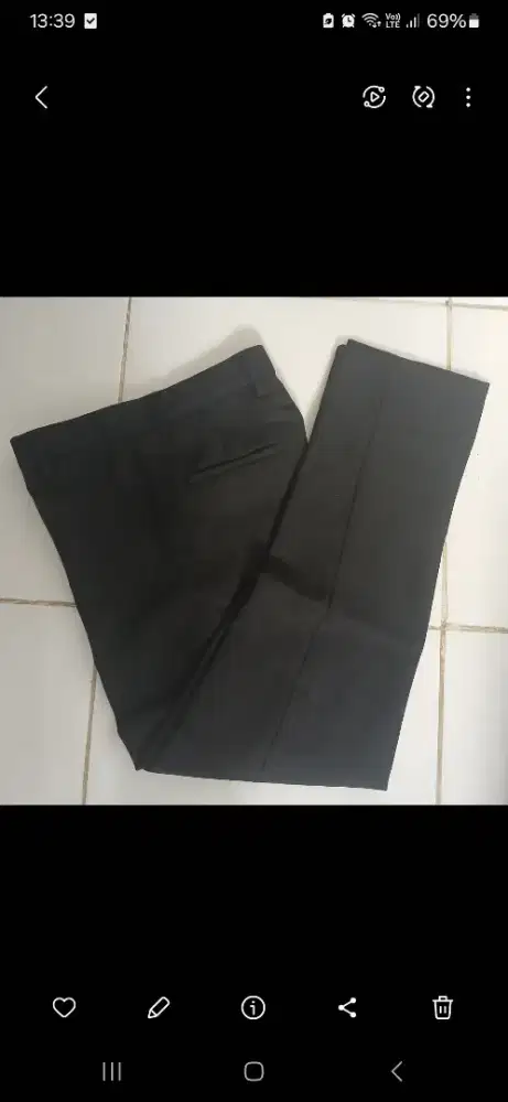 Celana formal pria celana kerja kantor celana bahan pria