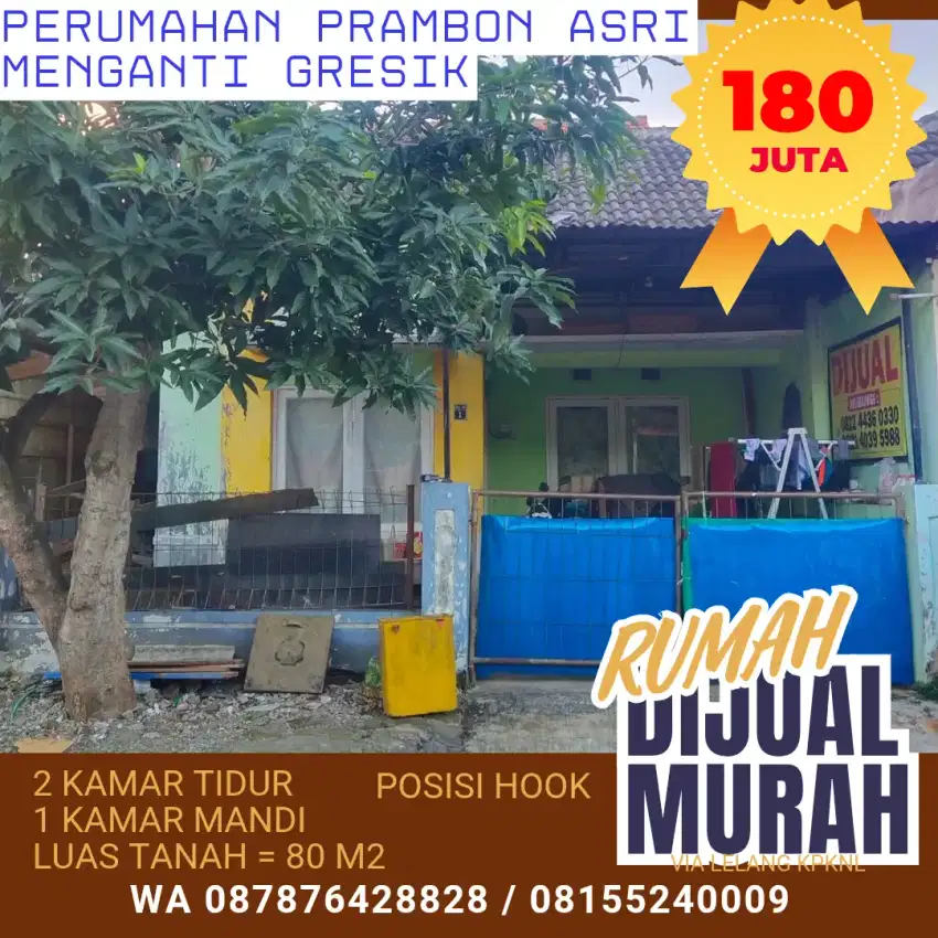 PERUMAHAN PRAMBON ASRI MENGANTI GRESIK DIJUAL SANGAT MURAH