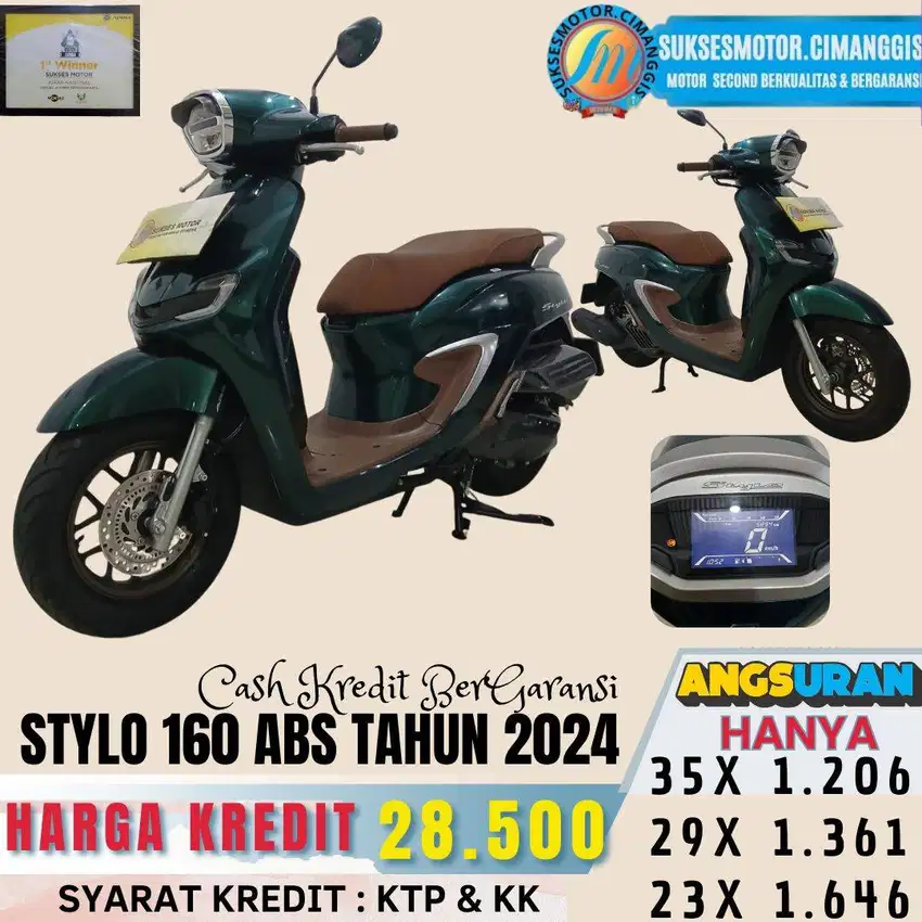 STYLO 160 ABS TERMURAH BERGARANSI CASH/KREDIT PROMO LAINYA KLIK PROFIL