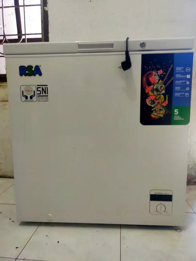 Freezer RSA baru pakai 5bulan